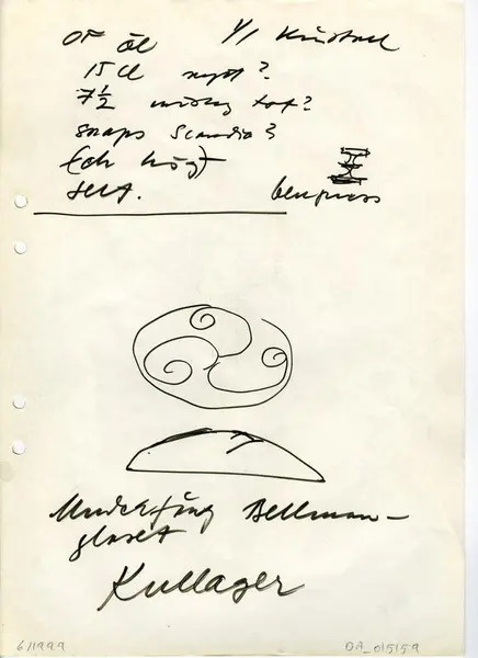 Glasföremål [skiss]