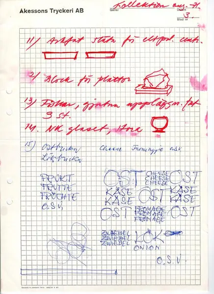 Glasföremål [skiss]