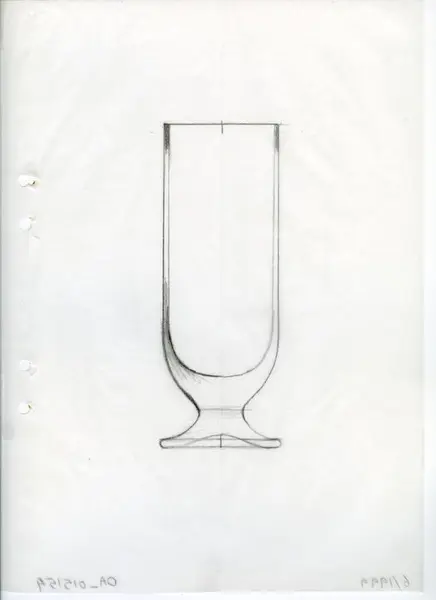 Glasföremål [skiss]