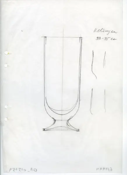 Glasföremål [skiss]
