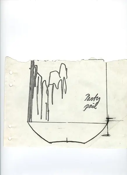 Glasföremål [skiss]