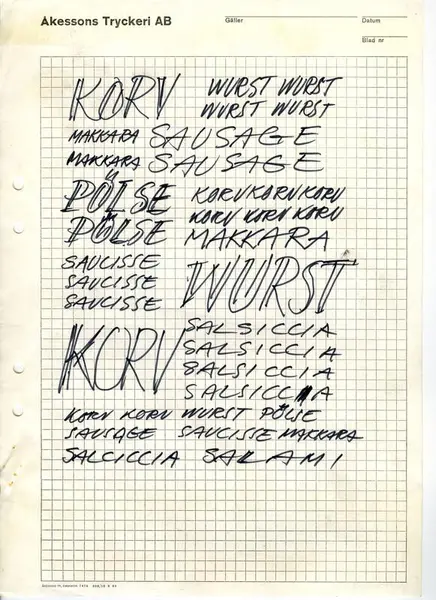 Glasföremål [skiss]