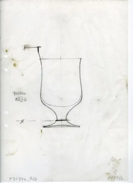 Glasföremål [skiss]