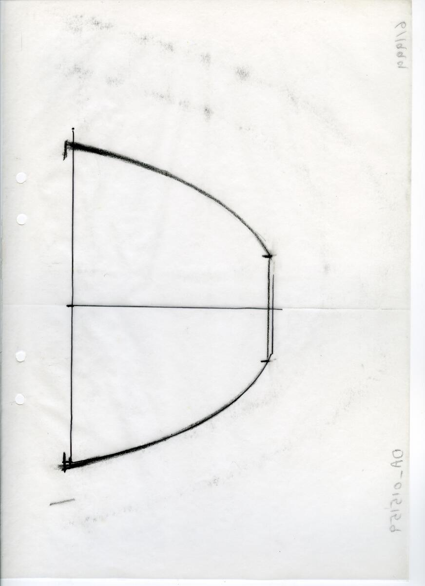Materialet innehåller skisser till vaser, kannor, servisglas, snäckor, ishinkar, gravyrer m.m. . Det ingår även handlingar och korrespondens angående produkter och utbyte av ideér med olika uppdragsgivare och företag.