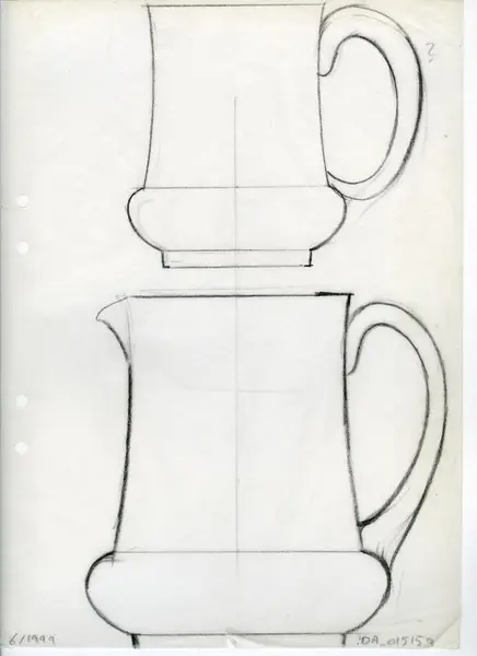 Glasföremål [skiss]