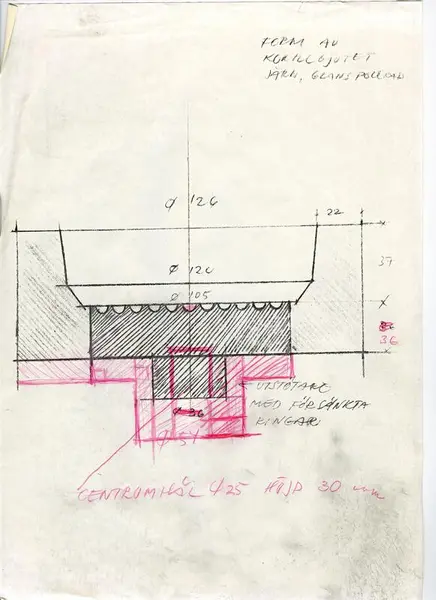 Glasföremål [skiss]