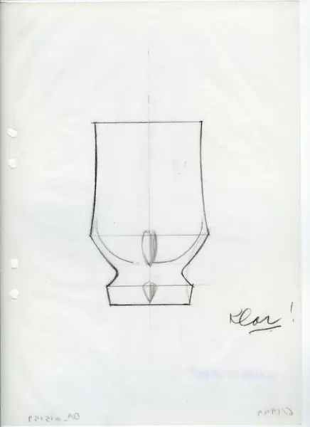 Glasföremål [skiss]