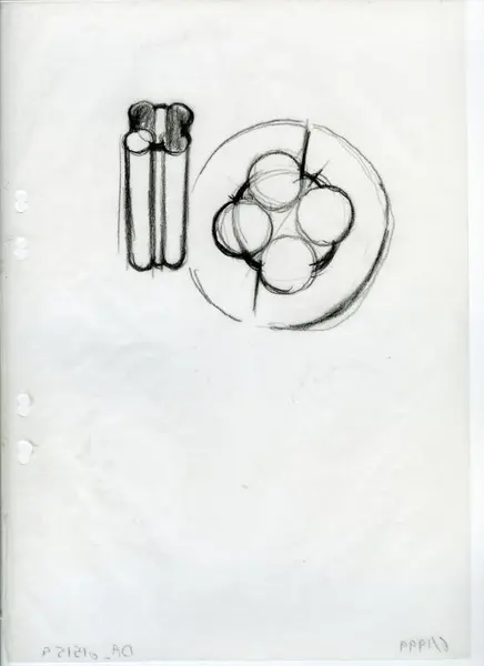 Glasföremål [skiss]