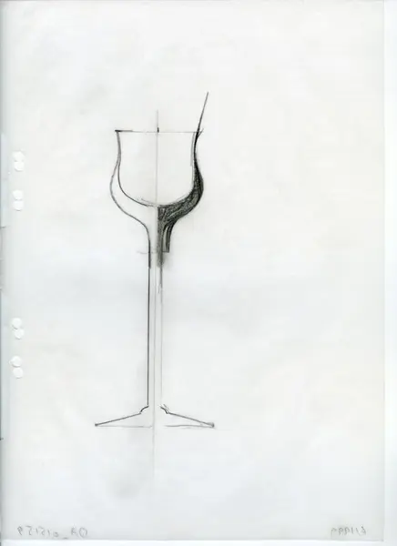 Glasföremål [skiss]