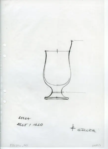 Glasföremål [skiss]