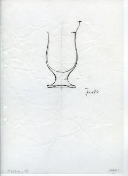 Glasföremål [skiss]