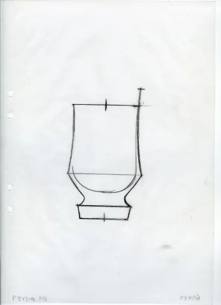 Glasföremål [skiss]