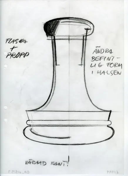 Glasföremål [skiss]