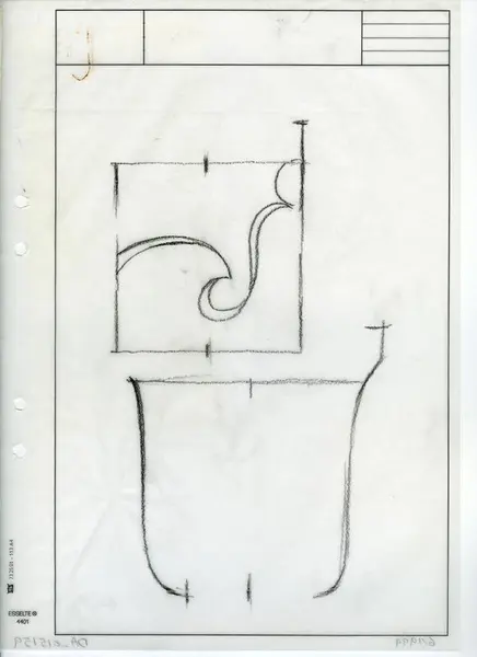 Glasföremål [skiss]
