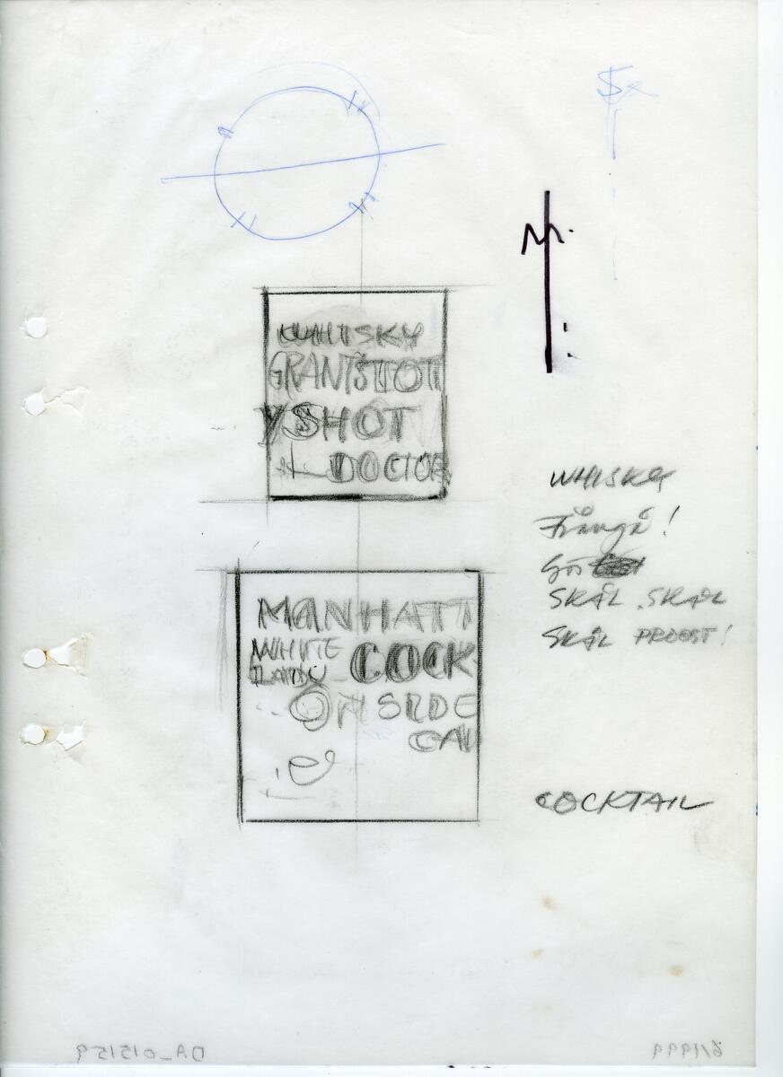 Materialet innehåller skisser till vaser, kannor, servisglas, snäckor, ishinkar, gravyrer m.m. . Det ingår även handlingar och korrespondens angående produkter och utbyte av ideér med olika uppdragsgivare och företag.