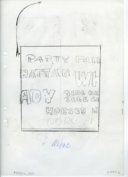 Glasföremål [skiss]