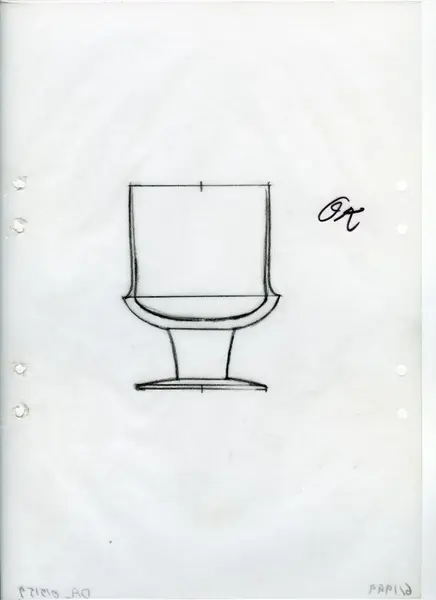 Glasföremål [skiss]