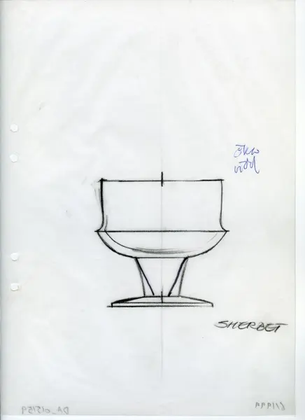 Glasföremål [skiss]