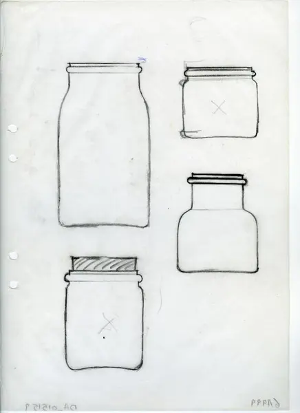 Glasföremål [skiss]