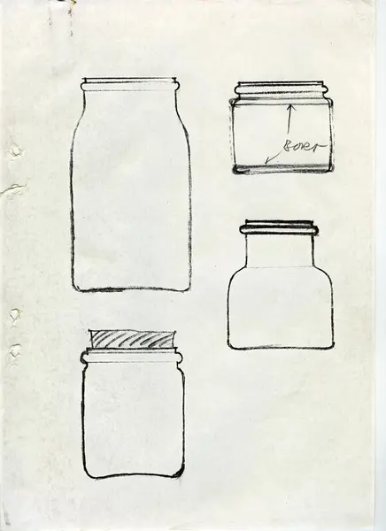 Glasföremål [skiss]