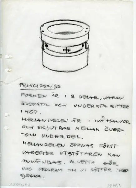 Glasföremål [skiss]
