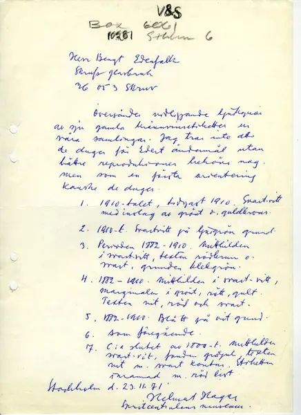 Glasföremål [skiss]