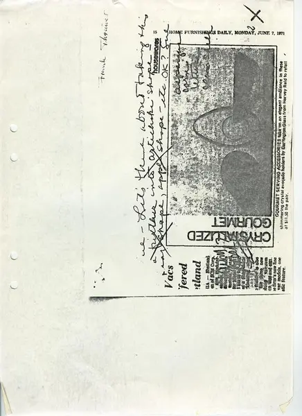 Glasföremål [skiss]