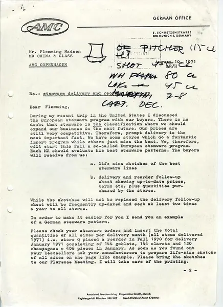 Glasföremål [skiss]