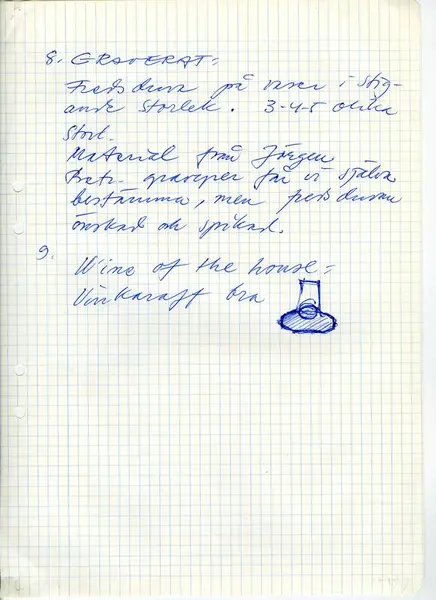 Glasföremål [skiss]