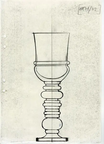 Glasföremål [skiss]