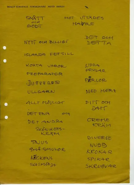 Glasföremål [skiss]