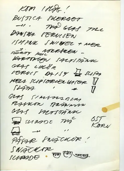 Glasföremål [skiss]