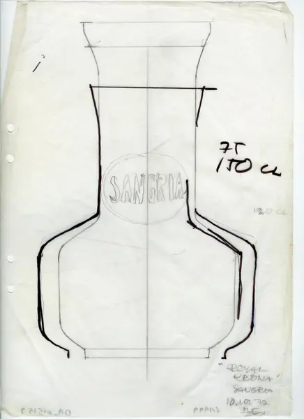 Glasföremål [skiss]