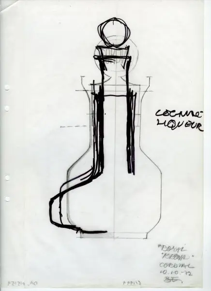 Glasföremål [skiss]