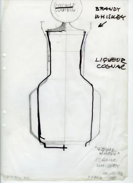 Glasföremål [skiss]