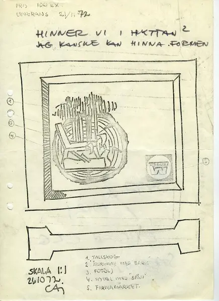 Glasföremål [skiss]