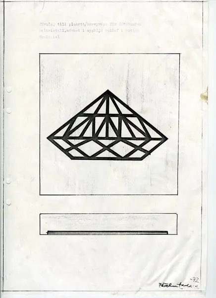 Glasföremål [skiss]