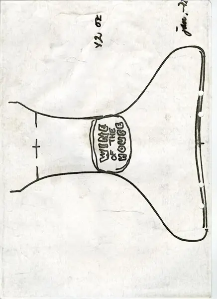 Glasföremål [skiss]