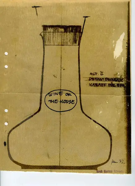 Glasföremål [skiss]