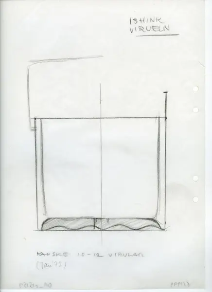 Glasföremål [skiss]