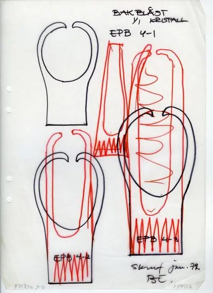 Glasföremål [skiss]