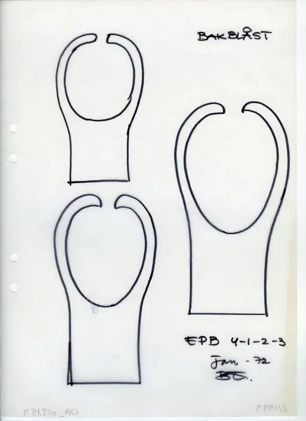 Glasföremål [skiss]