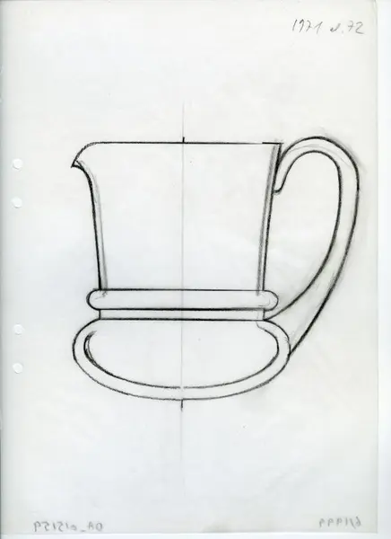 Glasföremål [skiss]