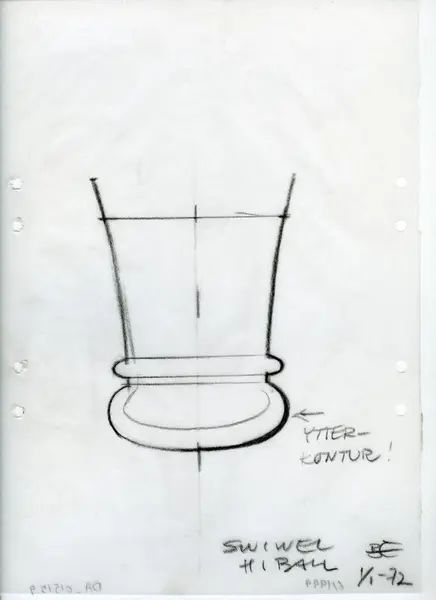 Glasföremål [skiss]