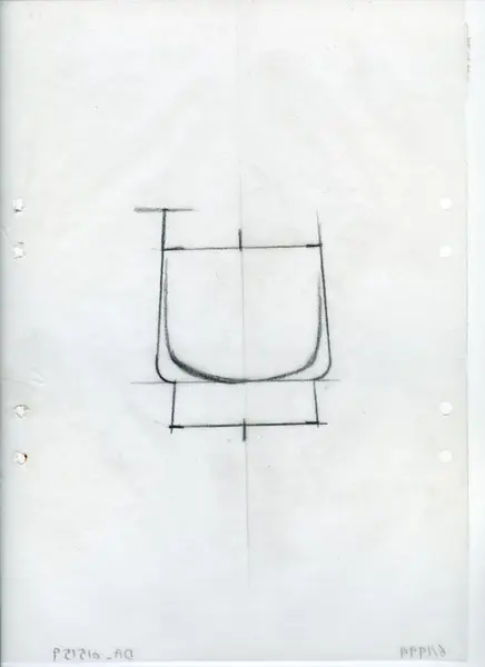 Glasföremål [skiss]