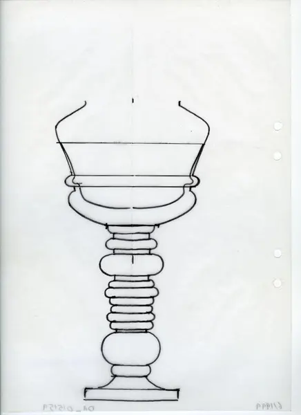 Glasföremål [skiss]