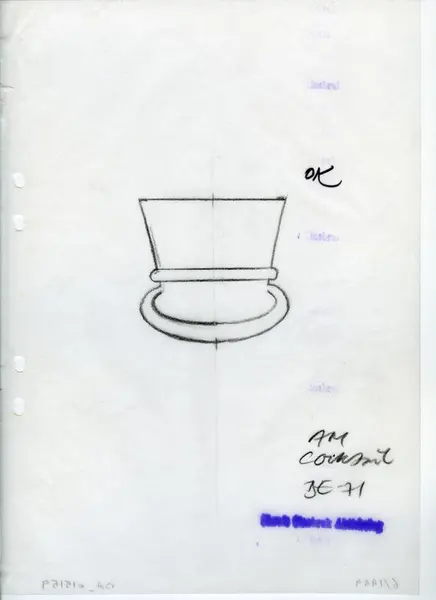 Glasföremål [skiss]