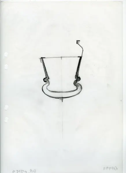 Glasföremål [skiss]