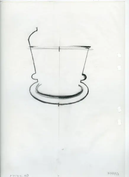 Glasföremål [skiss]