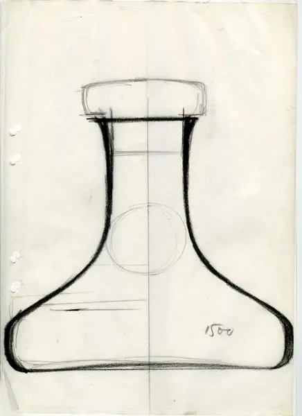 Glasföremål [skiss]